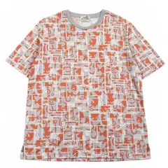 美品 HERMES エルメス 長袖 Tシャツ 馬のプリント 総柄 美品HERMES エルメス Tシャツ L 馬柄Dance of Horses - メルカリ