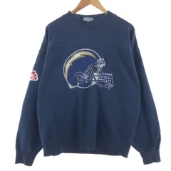 h255 サンディエゴ・チャージャーズ  NFL スウェット　L ホワイト 古着 90年代 スターター Starter NFL SAN DIEGO CHARGERS