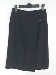 ◇ ●新品● ◎ LAUTREAMONT ロートレアモン タグ付き 定価1.8万円 膝丈 タイト スカート サイズ36 ブラック レディース 【中古】 【1002801007409】