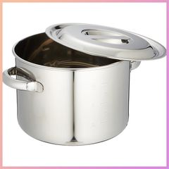 ☆人気商品☆遠藤商事 業務用 半寸胴鍋 24cm ステンレス 日本製 AHV11024