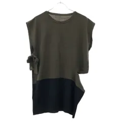 NAKAGAMI  ナカガミ バイカラーニットトップス N0722A0022 グレー系×ネイビー F