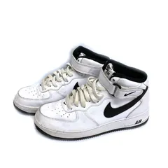 ★NIKE ナイキ DV0806-101 Air Force 1 Mid White/Black スニーカー ホワイト size24.5cm