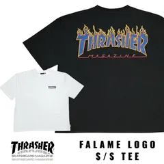 THRASHER（スラッシャー）FLAME LOGO S/S TEE
