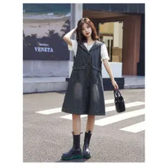 ☆ ブルー ☆ Lサイズ ☆ ベスト デニム レディース デニムベスト レディース ロングジレ レディースベスト 大人 ベスト ジレ デニム ロング オシャレ おしゃれ 可愛い かわいい ロングベスト きれいめ カジュアル 体型カバー 前開き 春 夏 秋