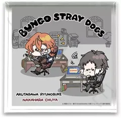 【中古】アクリルスタンド・アクリルパネル Mocho-B(芥川龍之介＆中原中也) アクリルブロック 第2弾 「文豪ストレイドッグス」