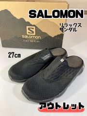 AZ166 SALOMON(サロモン) リラックスサンダル REELAX Slide (リラックス スライド5.0) 27cm ブラック