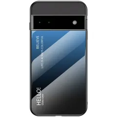 Google Pixel 6a ケース ピクセル6a  グラデーション ハイブリット ケース 【Color】 ブルー・ブラックのサムネイル