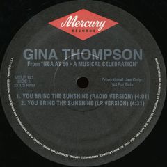 12” Gina Thompson You Bring The Sunshine MELP127 MERCURY /00250