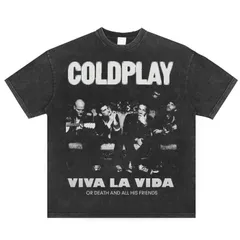 COLDPLAY コールドプレイ　古着 ブラック　ヴィンテージ　DELTA製 2025年最新】coldplay tシャツの人気アイテム - メルカリ