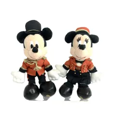 Disney ディズニー ミッキー ミニー ホテルミラコスタ ぬいぐるみ  2個セット   ピンバッジ  　240002230353