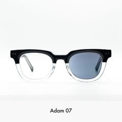 Adam 07 Photochromic 調光レンズ　ブラック＆クリア　ウェリントンサングラス