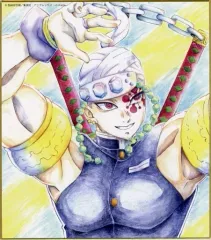 鬼滅の刃 遊郭編 複製ミニ色紙 竈門炭治郎 我妻善逸　嘴平伊之助　宇髄天元 鬼滅の刃 全集中展 無限列車編・遊郭編 ミニ色紙 我妻善逸(善子