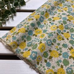 Yu087◇2.0m◇コットンリネン◇17◇graceful flower