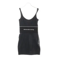 【新品未使用タグ付き】アレキサンダーワン　ミニワンピース　スエット素材 alexanderwang ラッフルデザイン ミニワンピース アレキサンダー