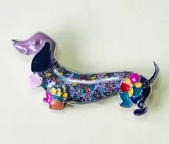 アメリカで購入　ダックス ブローチ　angel dog design Amazon.com: Conversation Concepts Dachshund Angel Christmas