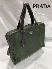 プラダ　カーキ　トートバッグ　ナイロン　肩掛け PRADA(プラダ) / トートバッグ/ナイロン/カーキ/緑