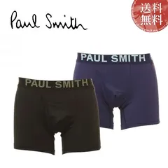 【新品 正規品】ポールスミス Paul Smith ボクサーパンツ 2枚セット LLサイズ ブラック ネイビーのサムネイル