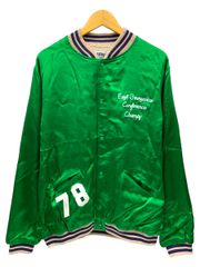 HOUSTON ヒューストン レーヨン アワードジャケット51250グリーンM HOUSTON (ヒューストン) RAYON AWARD JACKET （EAST） レーヨン