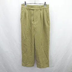 ◇ Θ LOWRYS FARM ローリーズファーム ワイド スラックス サイズL グリーン系 レディース E  【1507030009533】