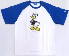 【中古】Tシャツ ドナルド・ダック Tシャツ ブルー×ホワイト LLサイズ 「ディズニー」 東京ディズニーリゾート限定
