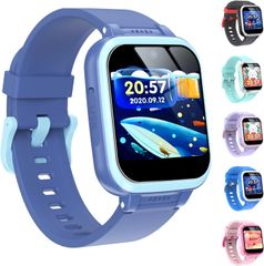 キッズ 腕時計 スマートウォッチ kids watch 6歳 7歳 8歳 9歳 誕生日プレゼント自撮りカメラ ゲーム 音楽 アラーム 歩数計 録画録音 入園入学祝い キッズ腕時計 女の子 男の子 おもちゃ クリスマス 誕生日 孫 ギフト 人気 (ダークブルー)