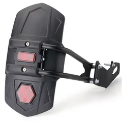 【バイク汎用 前後フェンダーセット】耐熱・反射付き 多車種対応 改装パーツ 一体型 送料無料!DL11LYX売れ筋ランクイン