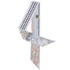 ☆ 女神 ☆ スカーフ ヘアアクセサリー スカーフ スリムスカーフ ロングスカーフ ヘアバンド 編み込み リボン 髪飾り 首巻き えりまき おしゃれ イラスト ヘアアレンジ ヘア アクセサリー 大人向け リバーシブル バッグ 持ち手 レディース 女性