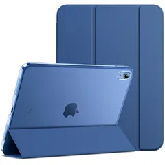 ウェイクアップ/オートスリープ機能付き タブレットカバー 第11/10世代（2025/2022モデル）用スリムスタンドハードバック iPad（A16）ケース (紺) JEDirect