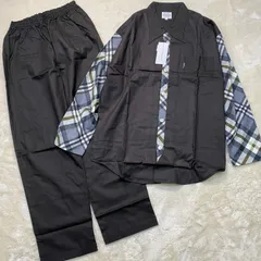 ヴィンテージ  PEYTON PLACE FOR MEN  セットアップ  メンズ  ブラック  チェック切り替えデザイン  Lサイズ