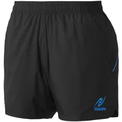 【 新品 未開封 】 ニッタク 卓球用品 男女兼用 カルマルショーツ S ブラック×ブルー NW-2509 未使用 送料無料