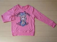 シスタージェニィ シスタージェニー sister jenni 120cm アウトレット 子供服 女の子 長袖 トレーナー 薄手 ピンク 春 秋 ★3 トップス ガールズ 女児 キッズ 【中古】 ユーズド リサイクル 古着 子ども服 こども