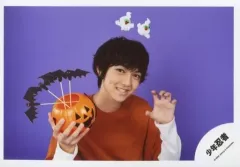 【中古】生写真(ジャニーズ) 少年忍者/豊田陸人/横型・バストアップ・トレカサイズ/Greeting mini Photo Collection(～Halloween～)/公式生写真