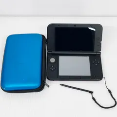 中古品 NINTENDO ニンテンドー3DS LL SPR-001 メタリックレッド ケース付 基本動作確認済 初期化済■