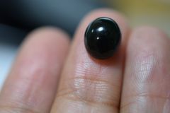 RS10-117 宝石質 墨翠 天然ミャンマー産 A貨 本翡翠 ルース 裸石 硬玉 ジェダイト