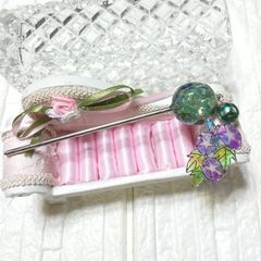 ヘアアクセサリー かんざし 朝顔№273