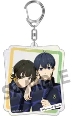 【中古】キーホルダー 潔世一＆蜂楽廻 「ブルーロック トレーディングオーロラアクリルキーホルダー」