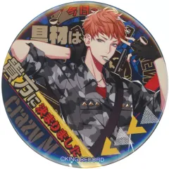 【中古】バッジ・ピンズ(キャラクター) 毒島メイソン理鶯(Crazy M) 「ヒプノシスマイク -Division Rap Battle- キラーワード缶バッジ」