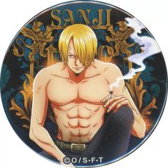 ワンピース 輩缶バッジ 10弾 beast サンジ 未使用品 麦わらストア限定