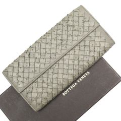 ボッテガヴェネタ BOTTEGAVENETA  二つ折り長財布 イントレチャート