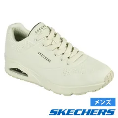 SKECHERS スケッチャーズ スニーカー メンズ ローカット 52458 厚底 ウノ スタンド オン エア OFWT オフホワイト
