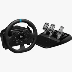 【週末特価】★新品★ G923 Logitech G923 Driving TureForce Feedback ロジテック レーシングゲームハンド グランツーリスモ7 PS5 PS4 PC ハンドル コントローラー フォースフィードバックシステム