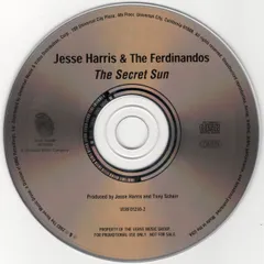 米CD Jesse Harris & The Ferdinandos The Secret Sun VERF012592PROMO Blue Thumb Records プロモ /00110