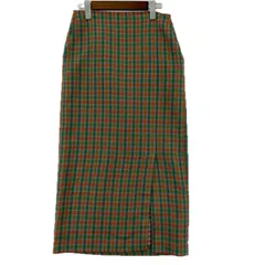 ADAM ET ROPE' アダムエロペ  チェック タイトスカート size38/マルチカラー