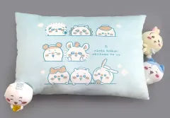 【中古】クッション・本体 集合 一緒にほっこり♪湯あがりクッション 「一番くじ ちいかわ ～なんかほっこり ちいかわの湯～」 ラストワン賞