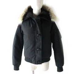 美品△国内正規品 CANADA GOOSE カナダグース 7967JL LABRADOR BOMBER ラブラドールボンバー ファー・フード付 ダウンジャケット 黒 S/Pのサムネイル
