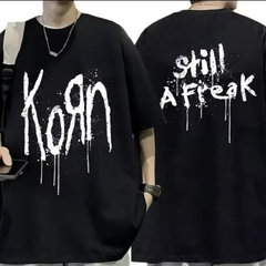 【新品】コーン KORN KoRn バンドTシャツ メタル ロック ロックTシャツ バンティー メンズ 半袖 ブラック かっこいい