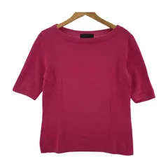 UNTITLED アンタイトル 五分袖ニット size9/ピンク