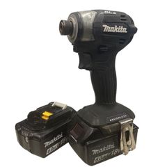 【makita】マキタ 18v インパクトドライバ バッテリーx2 TD173D