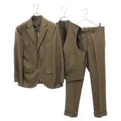MACKINTOSH PHILOSOPHY (マッキントッシュフィロソフィー) TROTTER トロッター 3ピース セットアップスーツ ノッチドラペル テーラードジャケット ジレベスト スラックスパンツ ブラウン H1E20‐500‐57のサムネイル