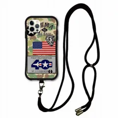 [iPhone12 Pro Max] iPhoneSE 第2世代 第3世代 i-coronケース スマホショルダー付 アイフォン 15 Pro Max 14 13 12 11 スマホケース ショルダー タイプ 側面保護 耐衝撃 ロゴデザイン リーフ柄 かわいい